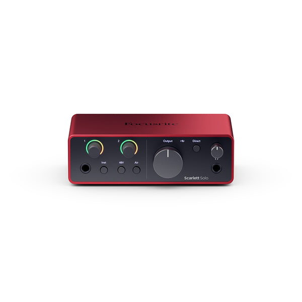 FocusriteScarlett SoloGen4 オーディオインターフェイス Focusrite Scarlett Solo 4th Gen Audio Interface