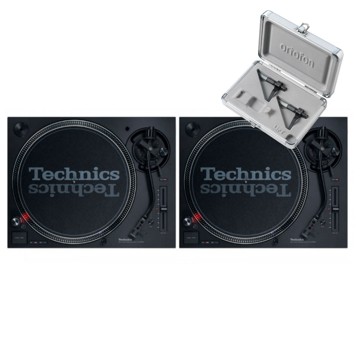 Technics SL 1210 MK7 Pair + Concorde Mix MK2 Twin Pack