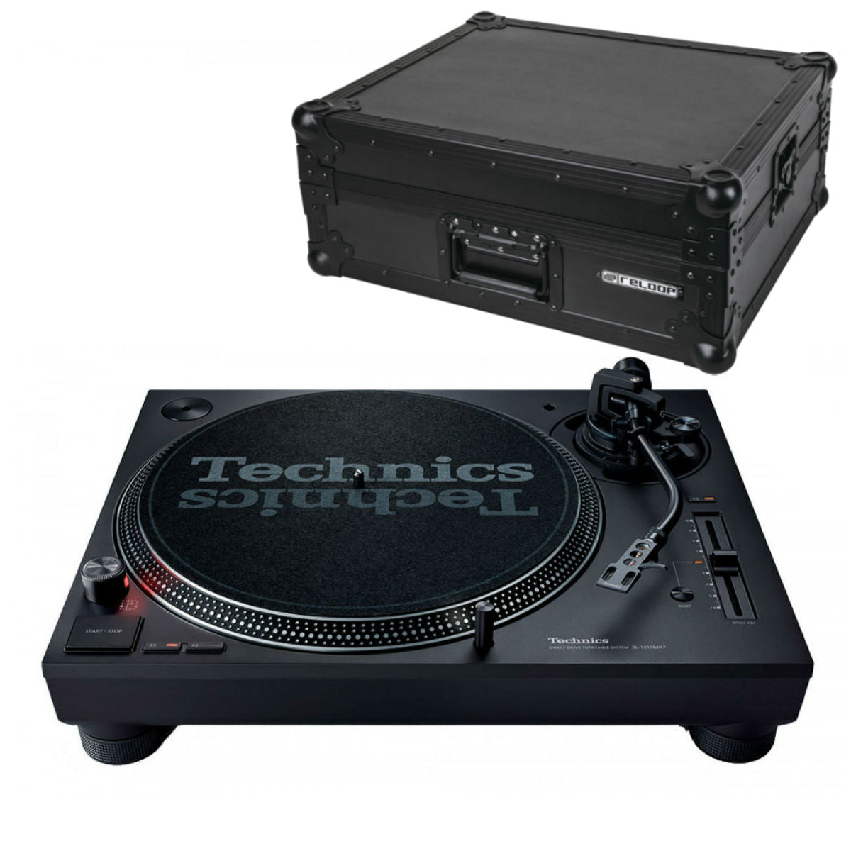 Pair Of 2 Aluminum Flight Cases For TECHNICS 1210 Turntables