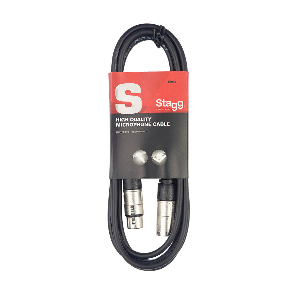 Stagg SMC10 10M XLR (Male) -XLR (Female) Microphone Cable