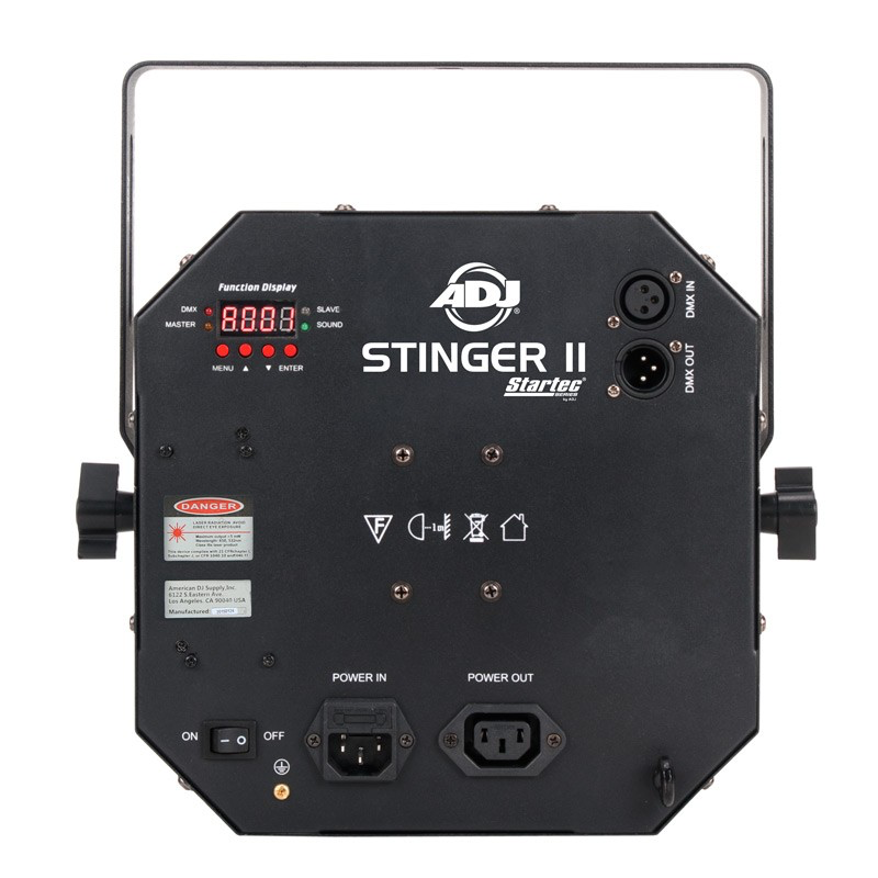 American DJ Stinger II 3-FX-in-1 Moonflower / Strobe / Laser Effect