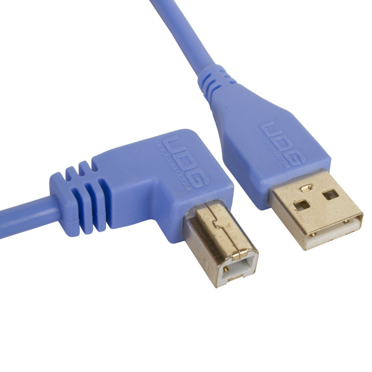 UDG USB Cable A-B 1m Blue Angled U95004LB