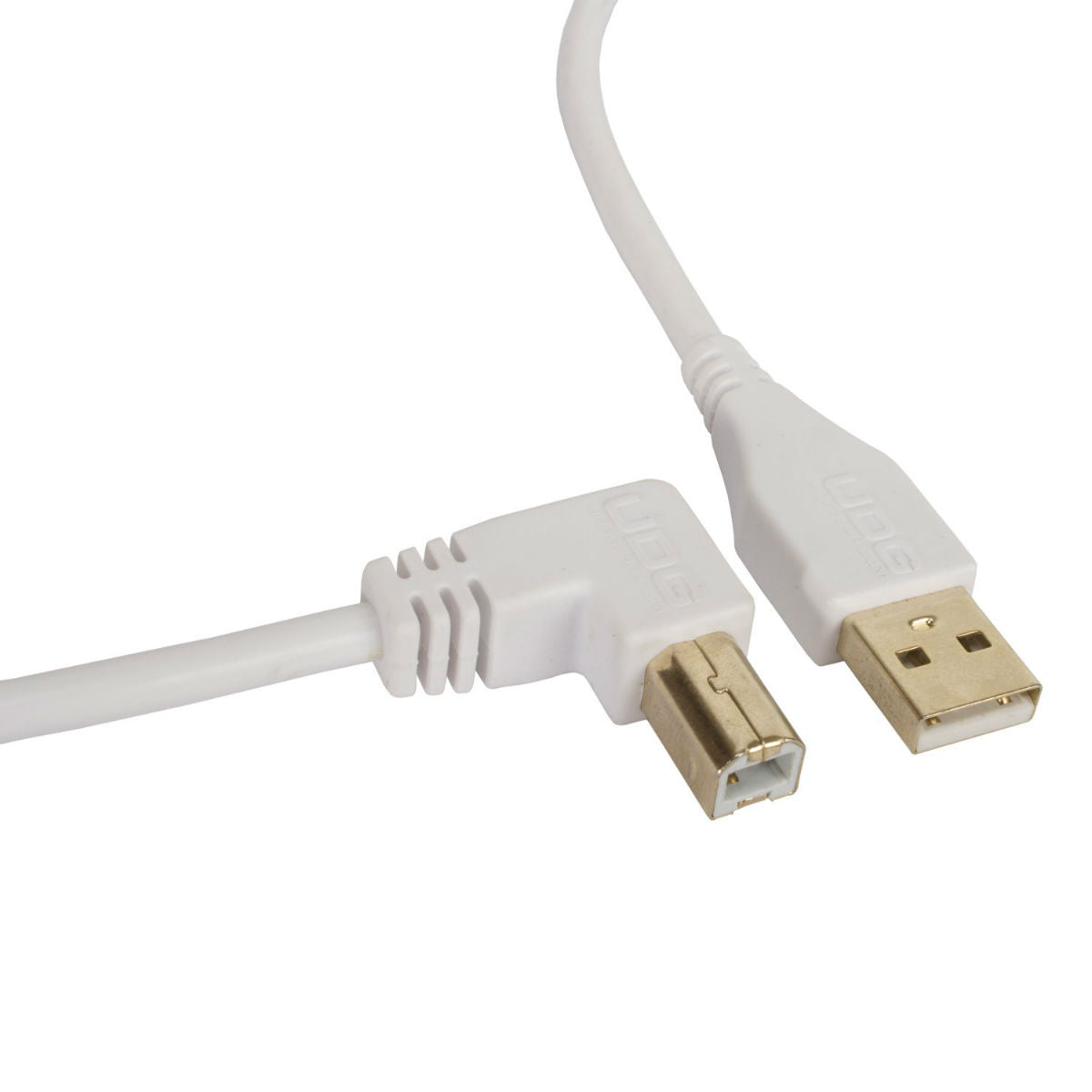 UDG USB Cable A-B 2m White Angled U95005WH