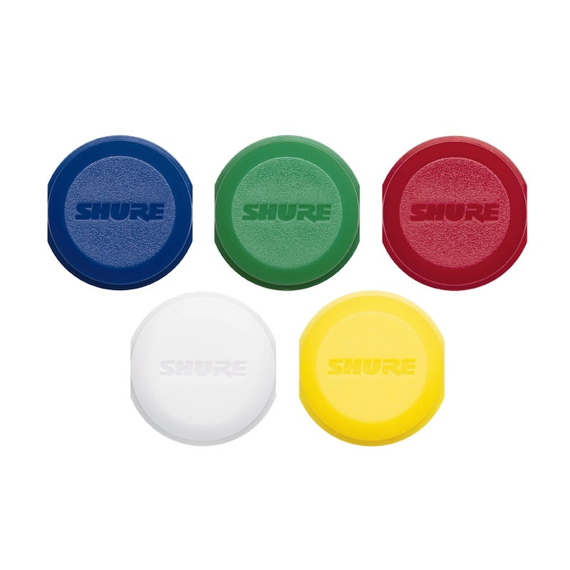 Shure WA621 Colour ID Antenna Caps for Wireless Handhelds - Pack of 5